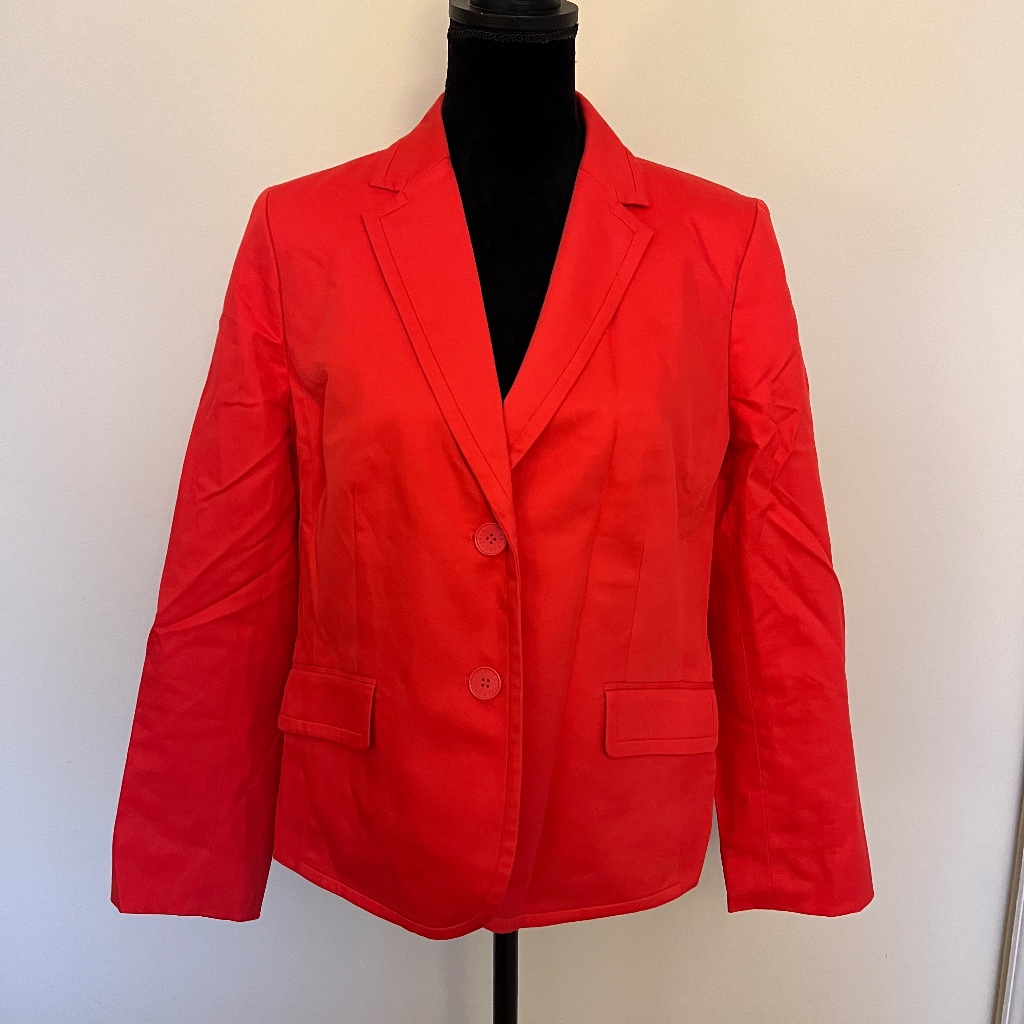 Nwot Talbots Petites Dark Pink Blazer